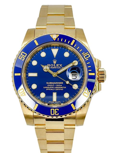 rolex submariner date oystersteel and yellow gold price|rolex submariner blue dial price.